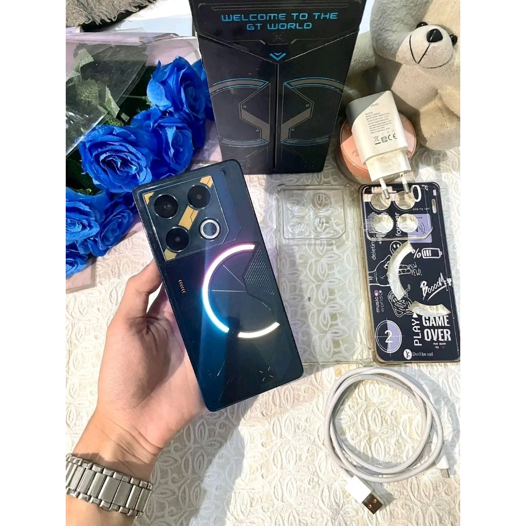 Infinix gt 20 pro (5g)Suport NFC rgb hidup belakang nyala Chipset dimensity 8200 ultimate Ram 8+8/25