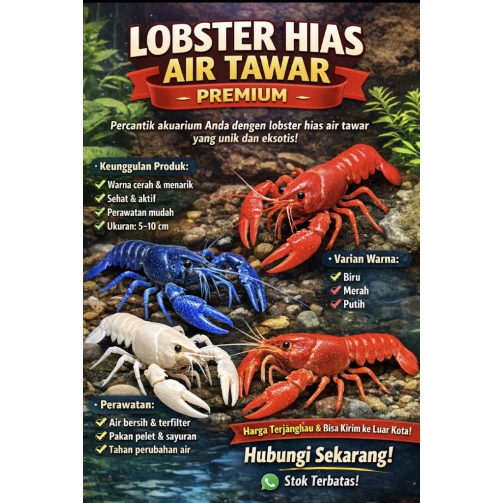 LOBSTER HIAS AIR TAWAR PREMIUM