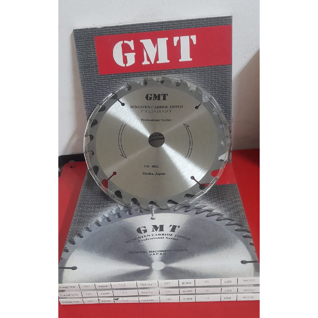 MATA CIRCULAR GMT 7 INCH X 24 T / CIRCULAR SAW BLADE / MATA POTONG KAYU GMT