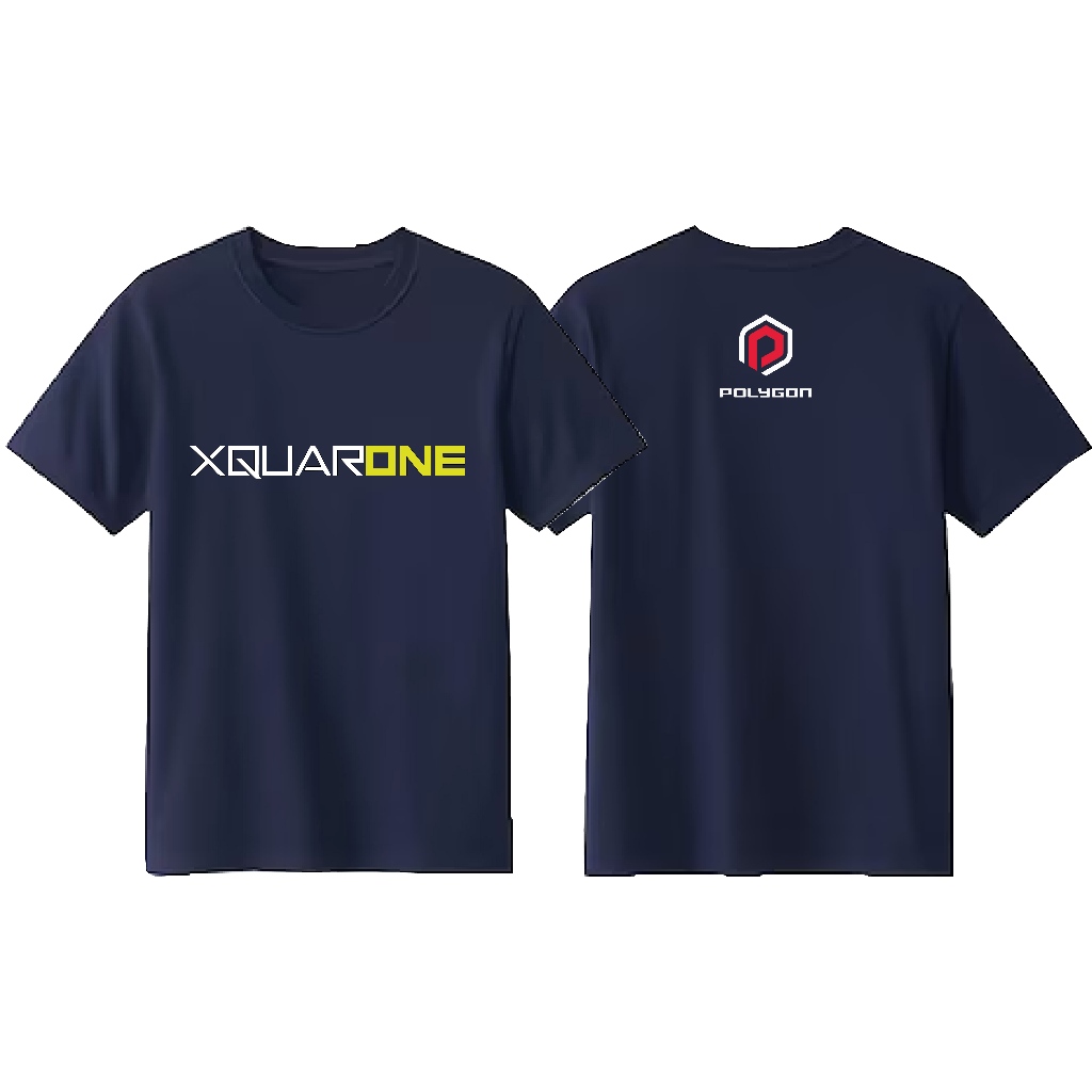 KAOS POLYGON XQUARONE HOBI SEPEDA GOWESER BAHAN COTTON COMBED 24S TEBAL LENTUR & ADEM BISA COD