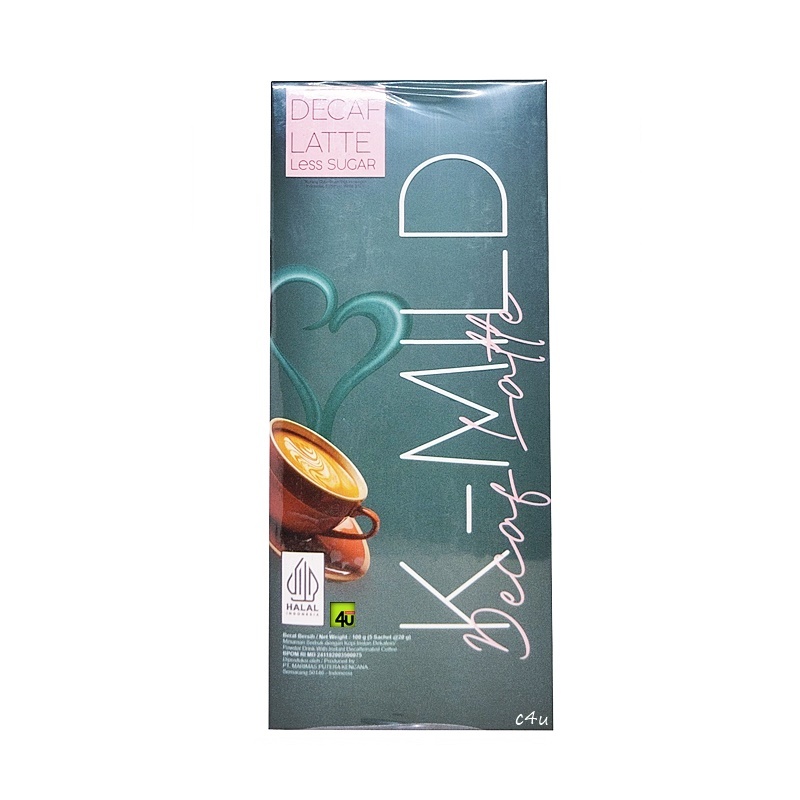 K-MILD - Decaf Latte Kopi Instan - Pack isi 5 sachet