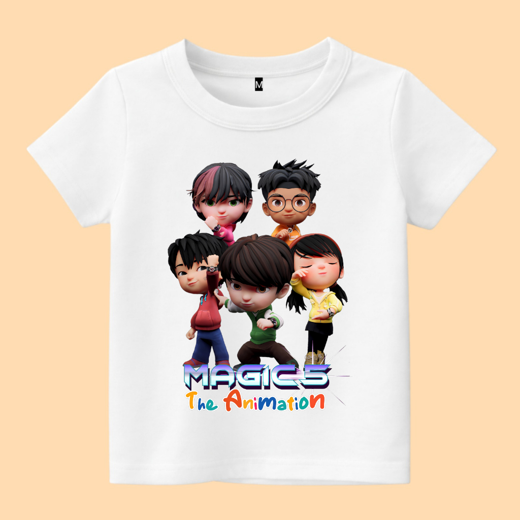 Baju kaos anak magic 5 the animation