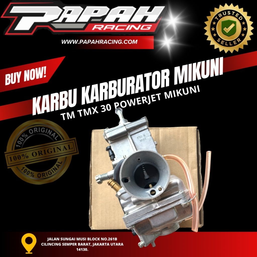 KARBU KARBURATOR MIKUNI TM TMX 30 POWERJET MIKUNI