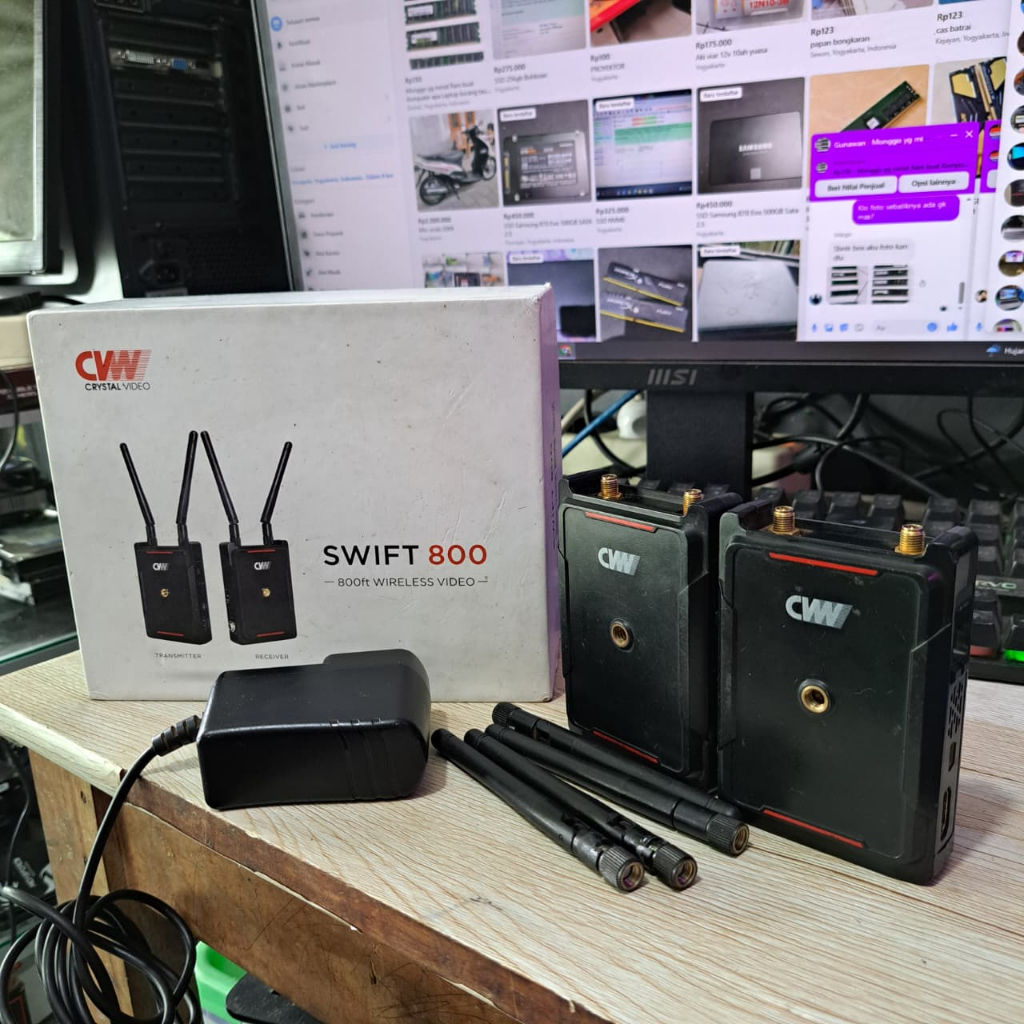Wireless Video CVW SWIFT 800 - Bekas Normal