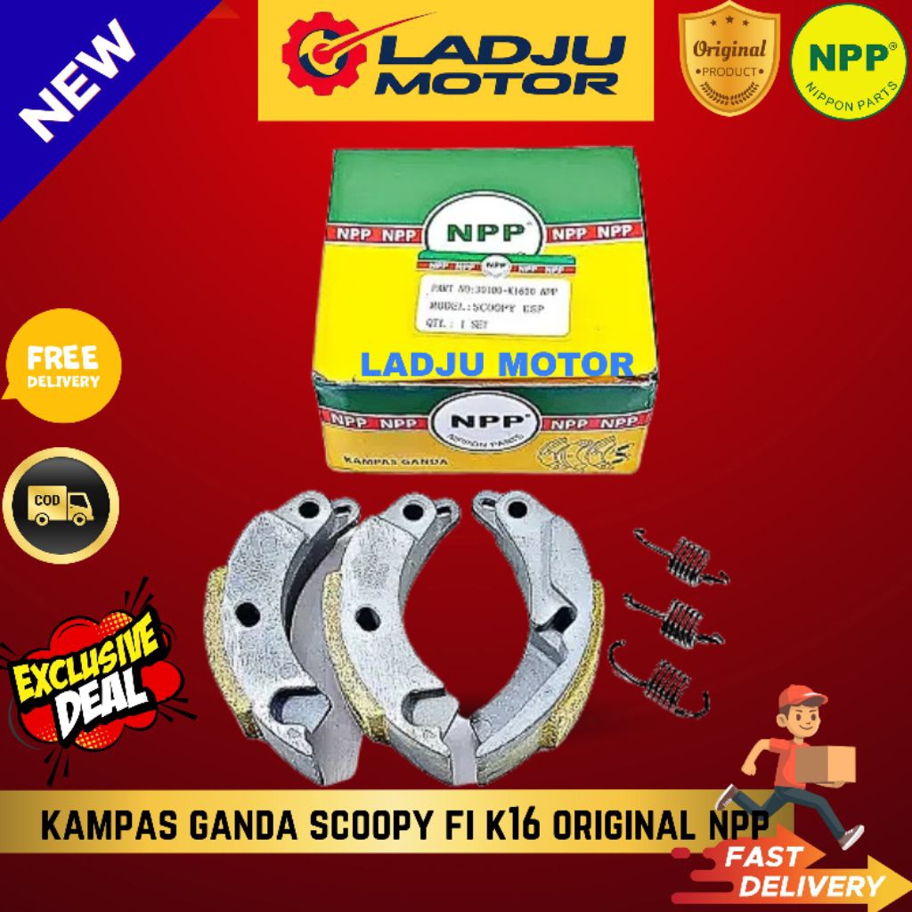 KAMPAS GANDA ONLY SCOOPY FI ESP NEW 2015 2016 K16 ORIGINAL NPP PREMIUM