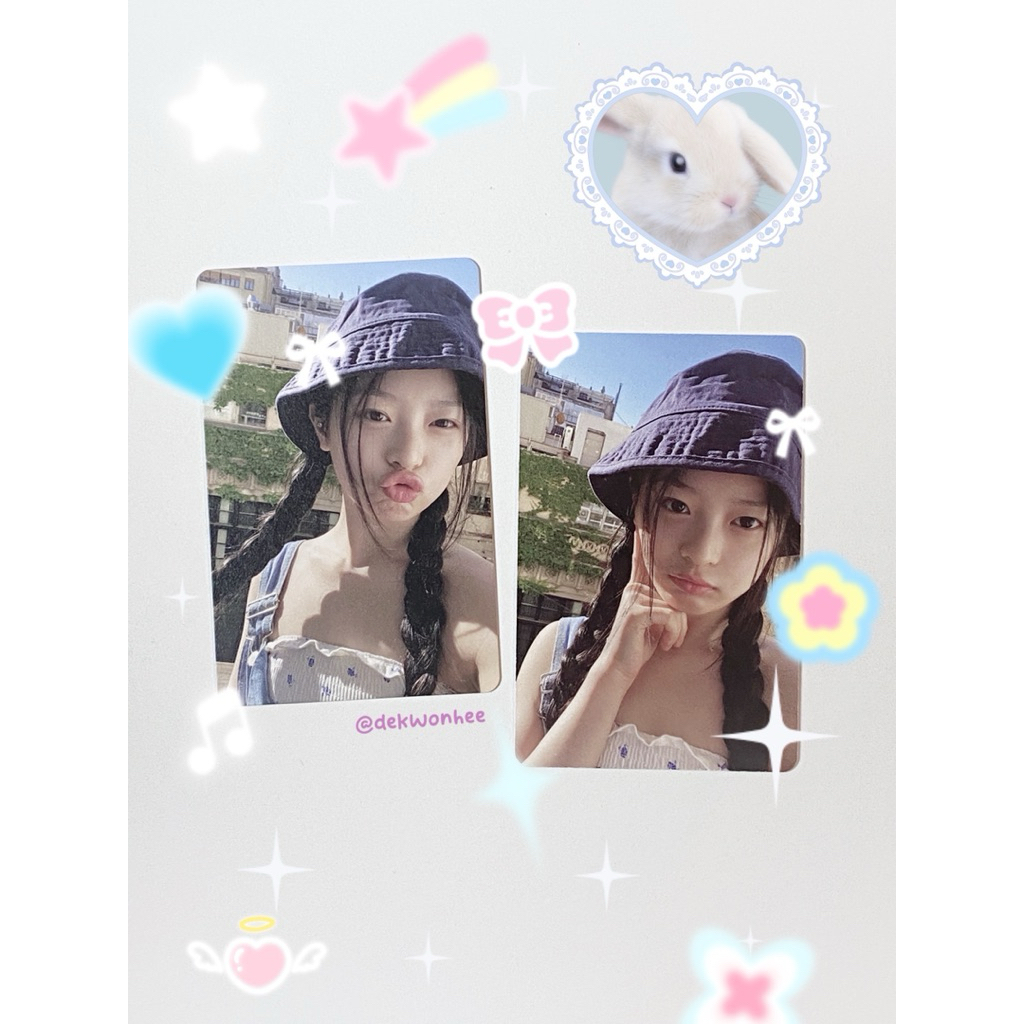 wts photocard official newjeans hanni bucket hat noot noot tuspi bluebook weverse album attention hy