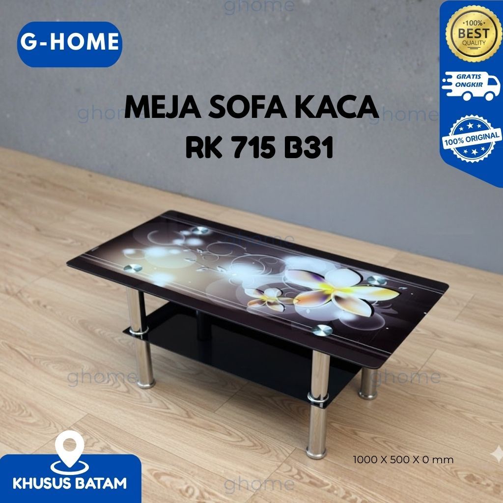 MEJA SOFA KACA