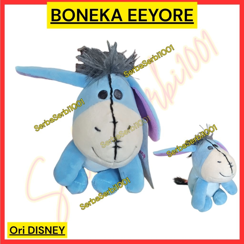 BONEKA EEYORE / BONEKA IYOR WINNIE THE POOH ORIGINAL / BONEKA DISNEY