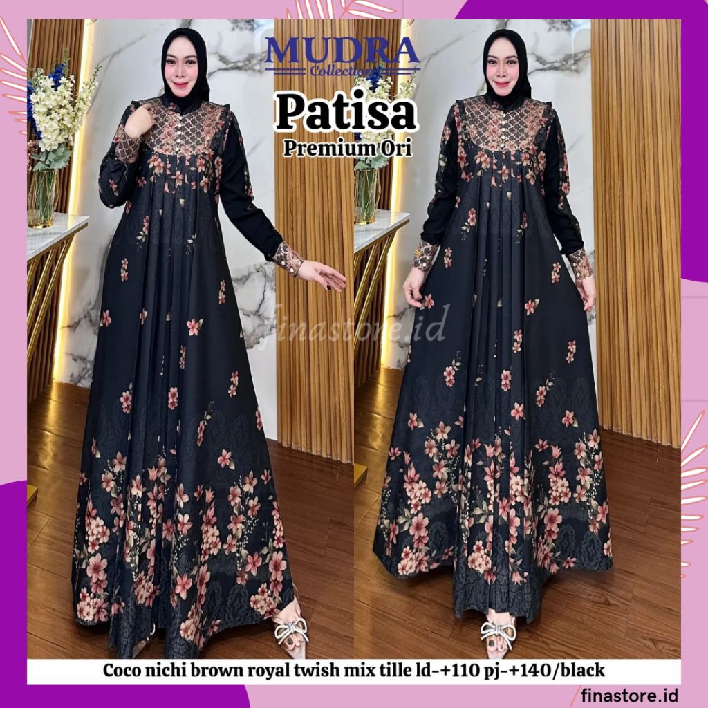 Gamis Mudra Collection / Gamis Terbaru / Gamis Wanita / Gamis Premium / Gamis Pesta / One Set / Sete