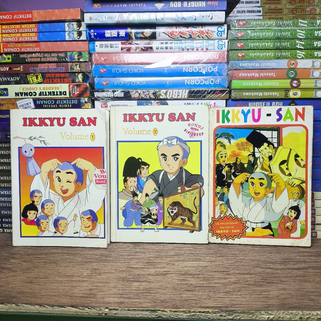 Set Komik Ikkyu San volume 1, 2 dan Uji Kecerdasan