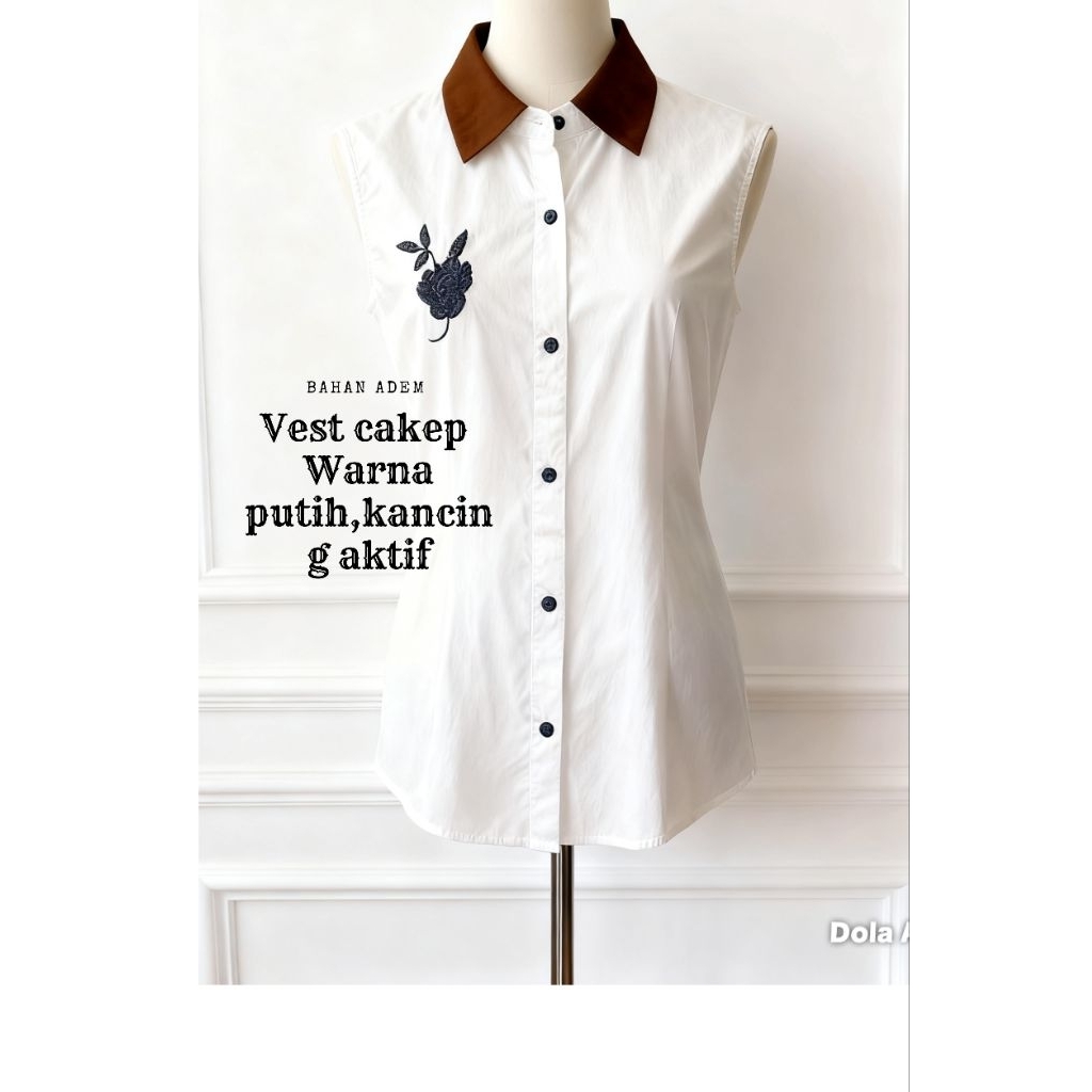 vest kancing wanita