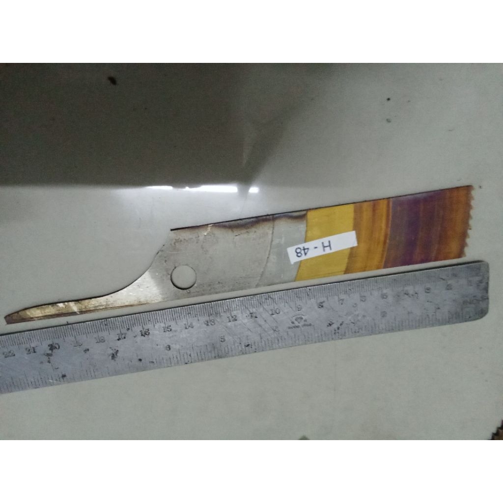 BAJA HSS DM05 Gold Original Bahan Pisau Dapur Iris Seset Kelet Fillet Serut Raut Stek Okulasi Grafti