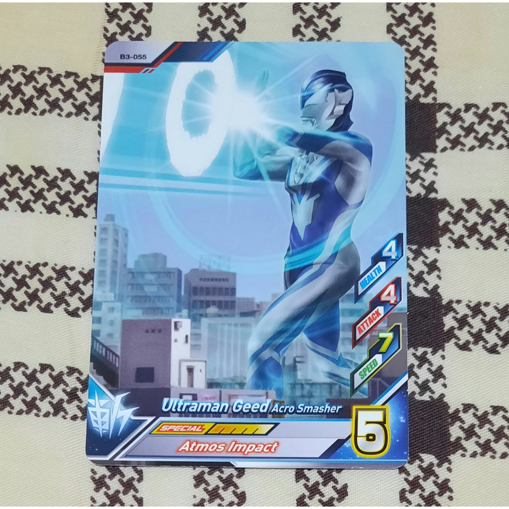 Kartu Ultraman Geed Acro Smasher B3-055 Ultraman Fusion Fight tcg