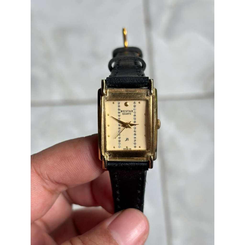 JAM TANGAN WESTAR 18k GOLD PLATED