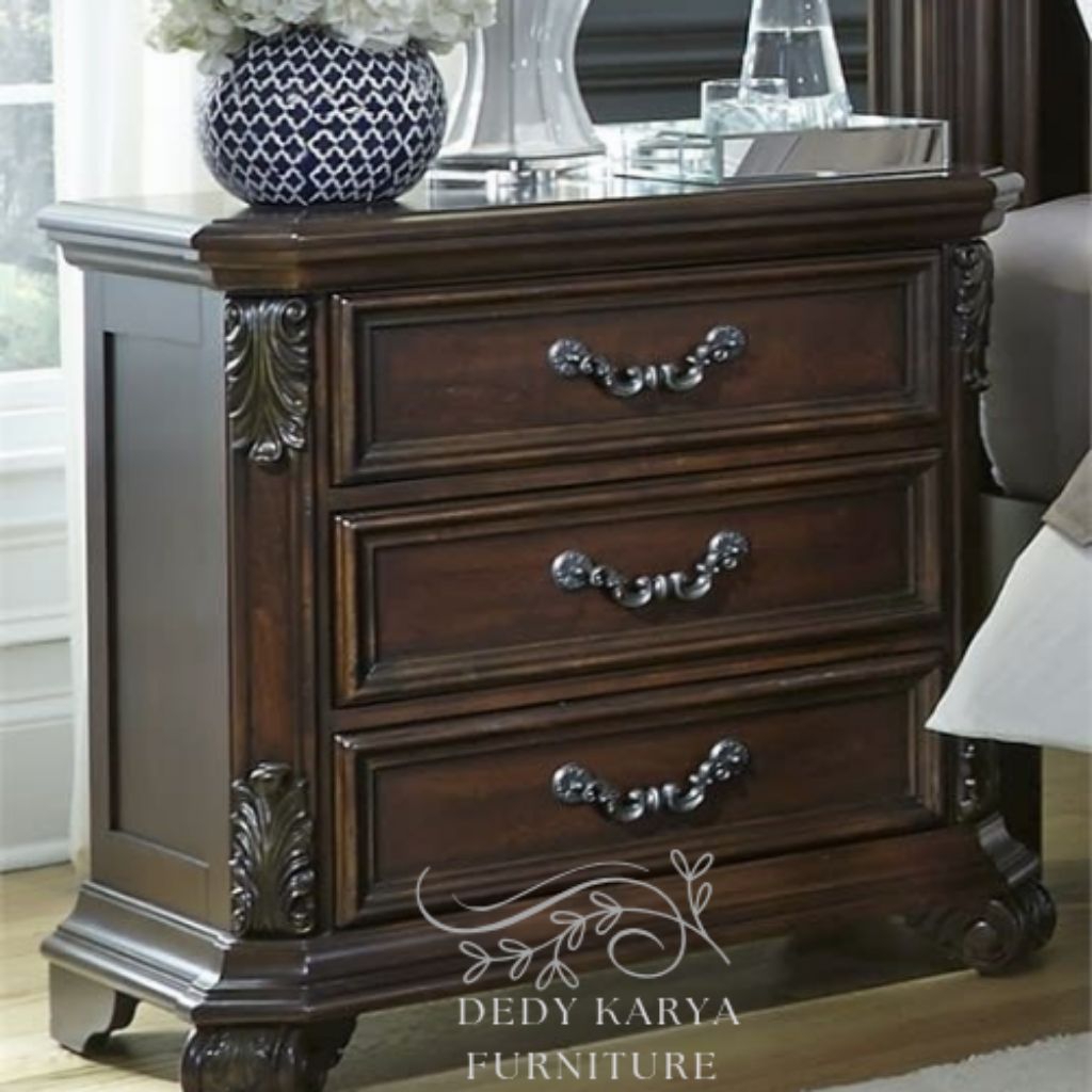 Nakas Klasik / Nakas Antik / Nakas Kayu Jati | Dedy Karya Furniture