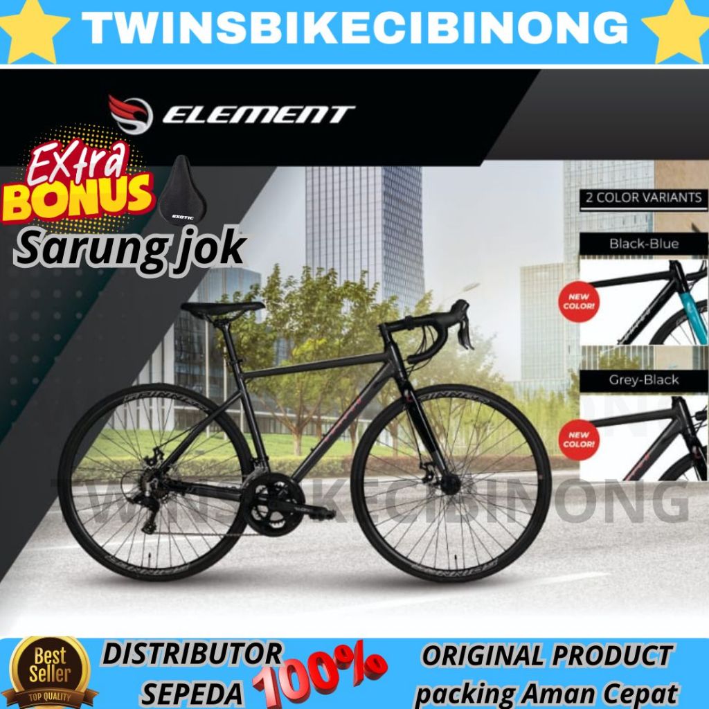 Sepeda Roadbike Element CURVED 8 LT 700C SIZE 500