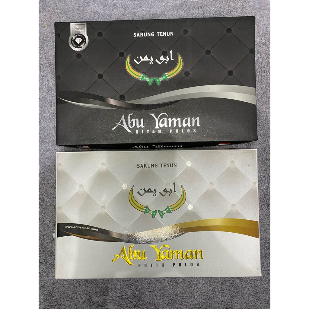 Sarung Tenun Abu Yaman | sarung polos | sarung hitam | sarung putih