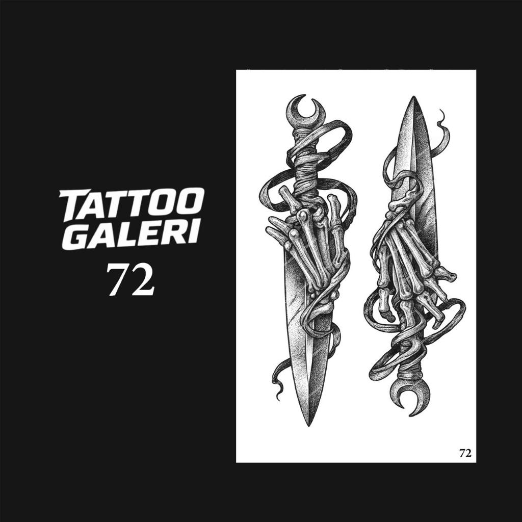 Tato temporer stiker tato semi permanen motif gambar 72 -GaleriStorage