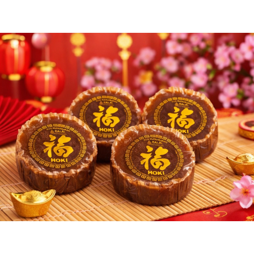 KUE KERANJANG HOKI CHINESE NEW YEAR IMLEK BAKUL CINA Kue Keranjang Hoki Asli | Dodol Cina Imlek Hala