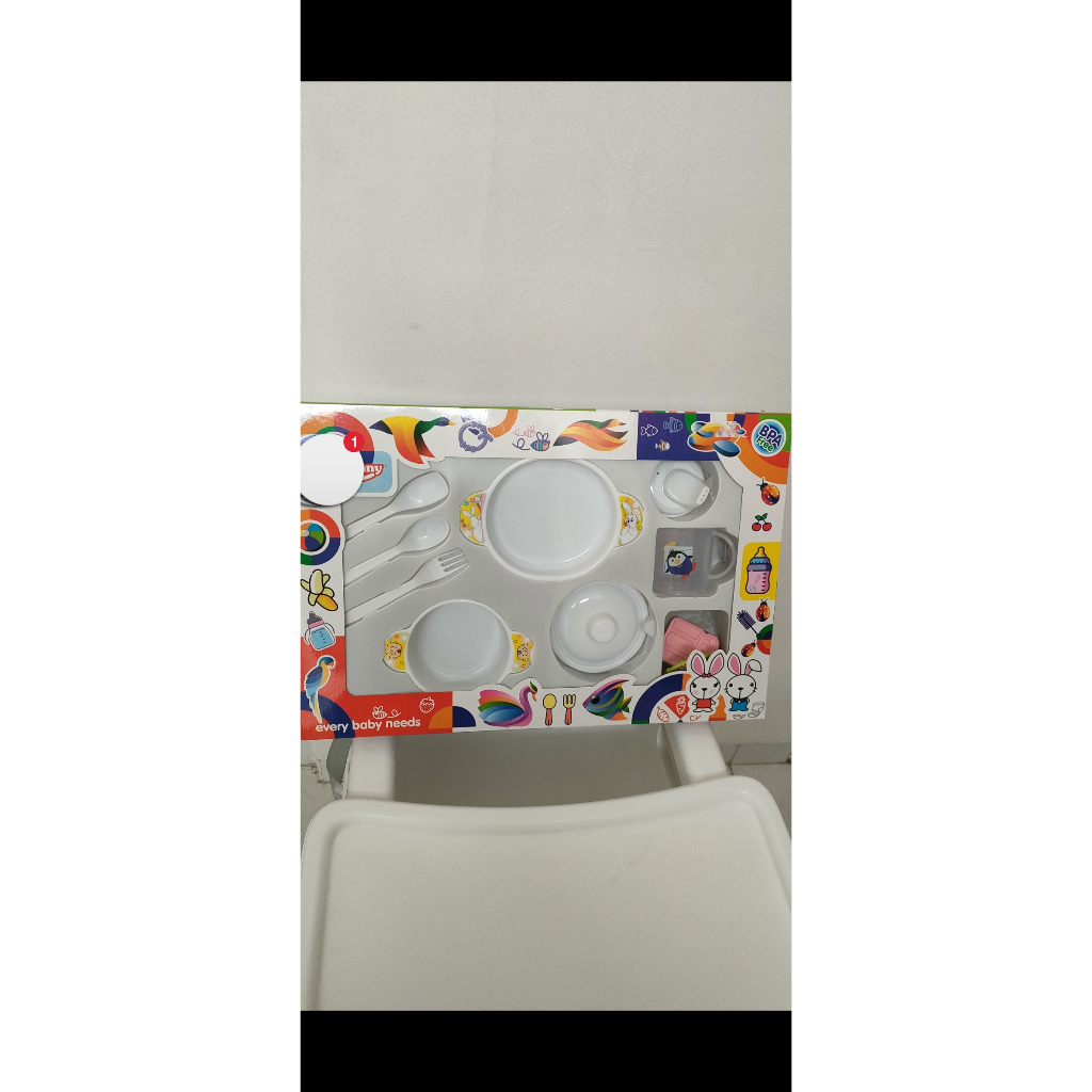 Lusty Bunny - Feeding Set 7in1 | Perlengkapan Makan Bayi