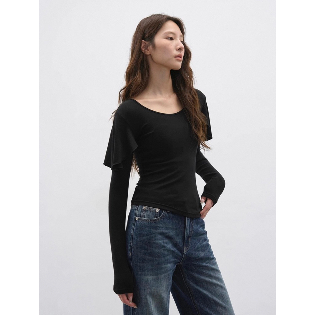 DEBUTE lein long sleeve top