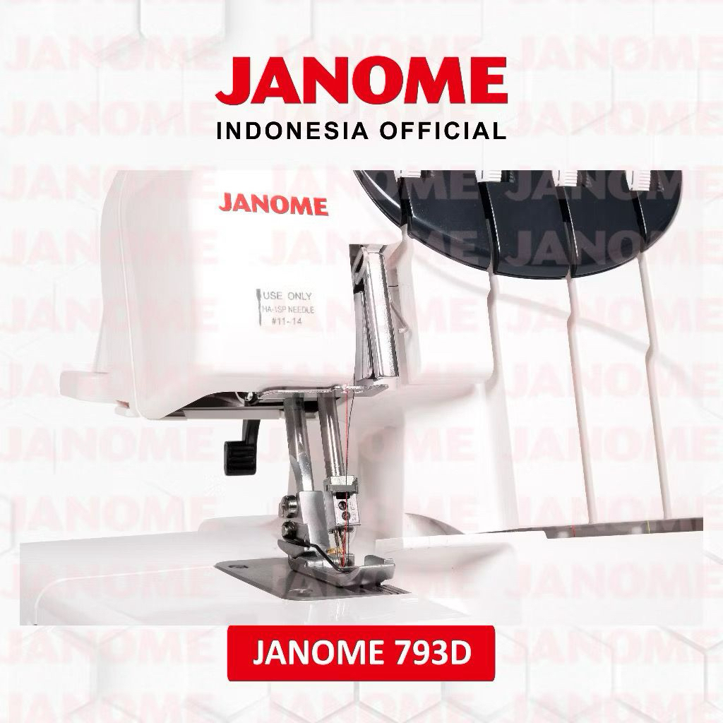 Preloved Janome obras 4 benang
