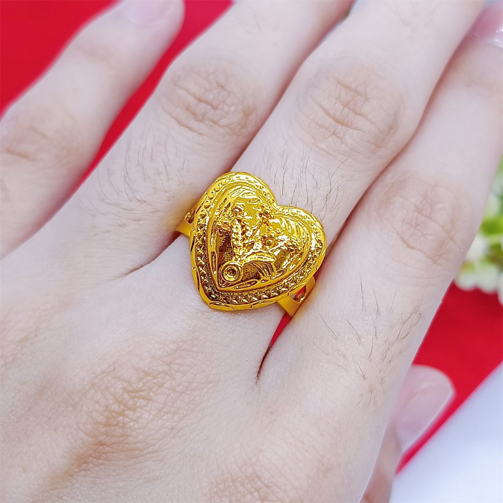 CINCIN BANGKOK LAPIS EMAS HONGKONG 24K PERHIASAN FASHION TERBARU