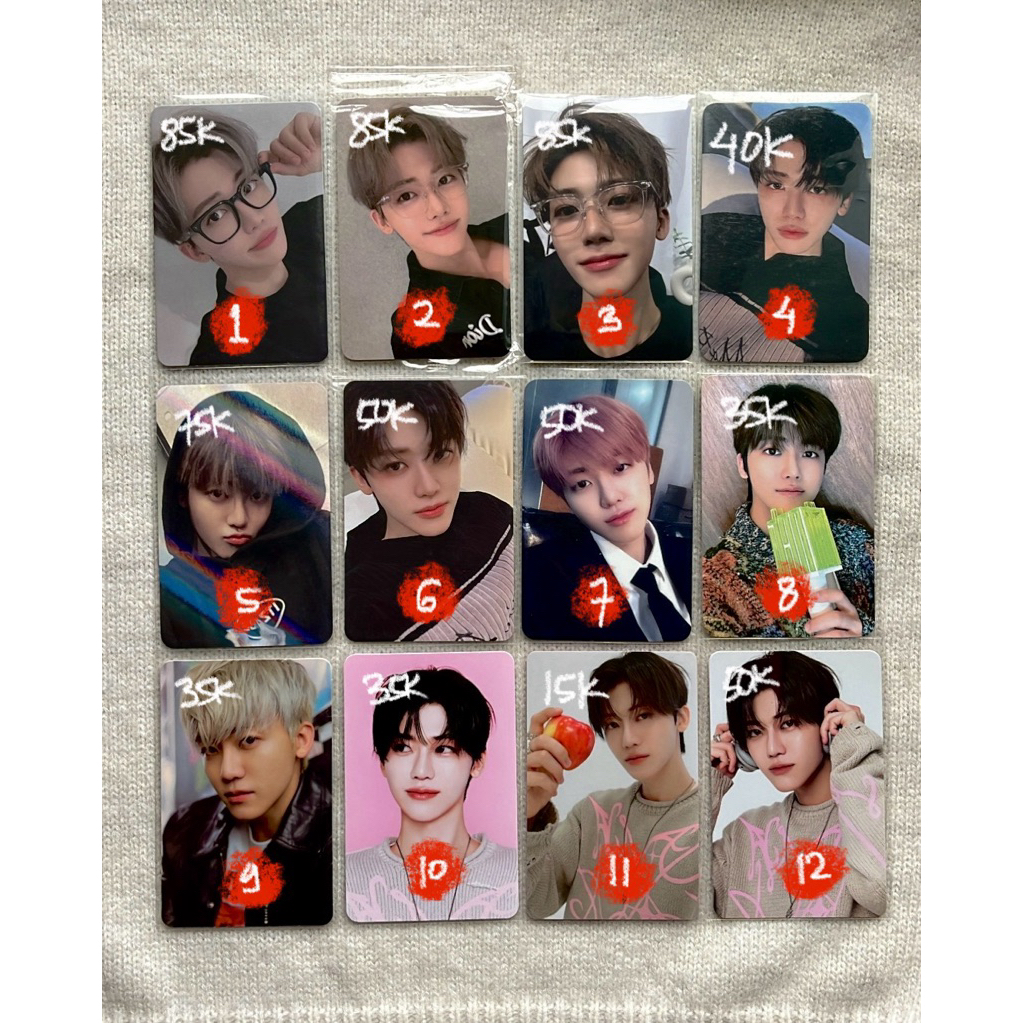 [ready] photocard jaemin hoodie jas istj dreamini kacamata lightstick