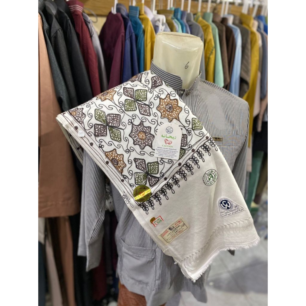 *Selendang kashmiri full sulam*