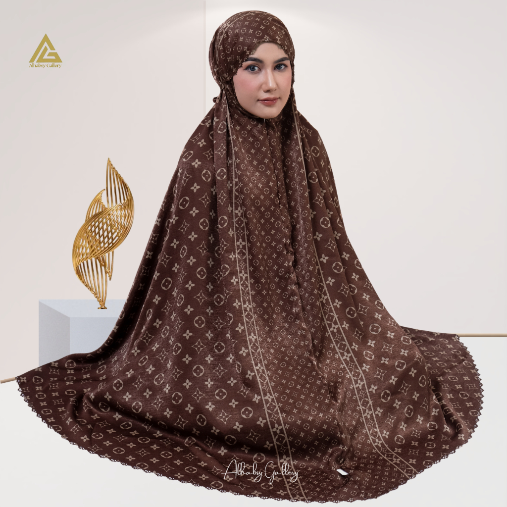 Alhamdulillah - Mukena Dewasa Mewah Santorini Silk Elvira Series