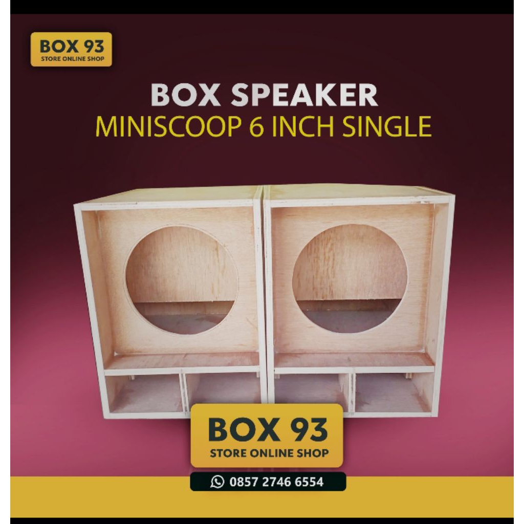 BOX MINISCOOP 8 INCH SINGLE BAHAN 12 MM ALBA