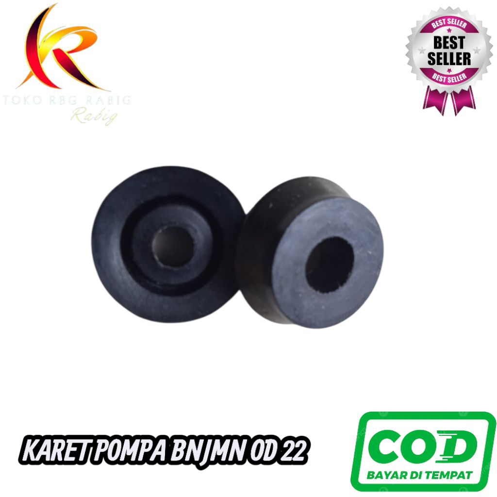 Karet pompa lubang OD 22/ klep pompa od22