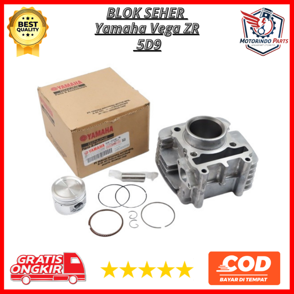 Blok Seher 1 Set Yamaha Vega ZR Original 5D9-E3130-10 – Blok Mesin Vega RR