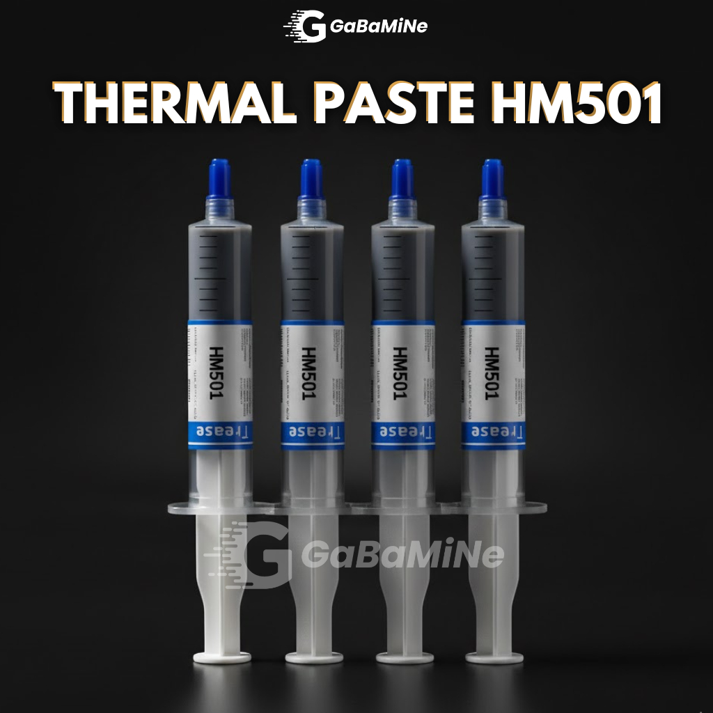 Thermal Paste HM501 Pasta Termal Suntik Pendingin CPU Processor Laptop PC Gaming Kualitas Tinggi