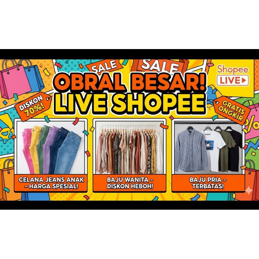 Paket Usaha 1 Lusin Baju Dewasa