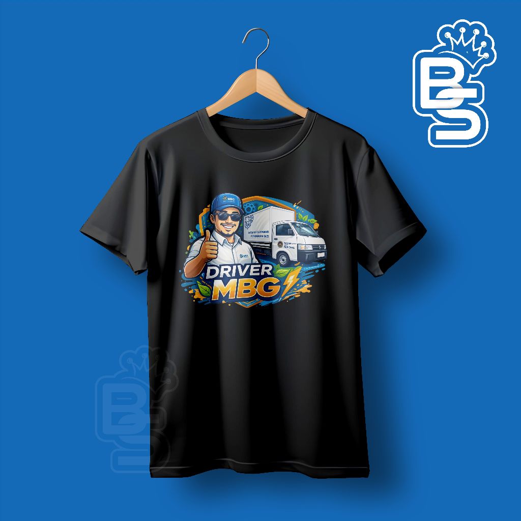 Kaos Baju Seragam Driver MBG SPPG BGN