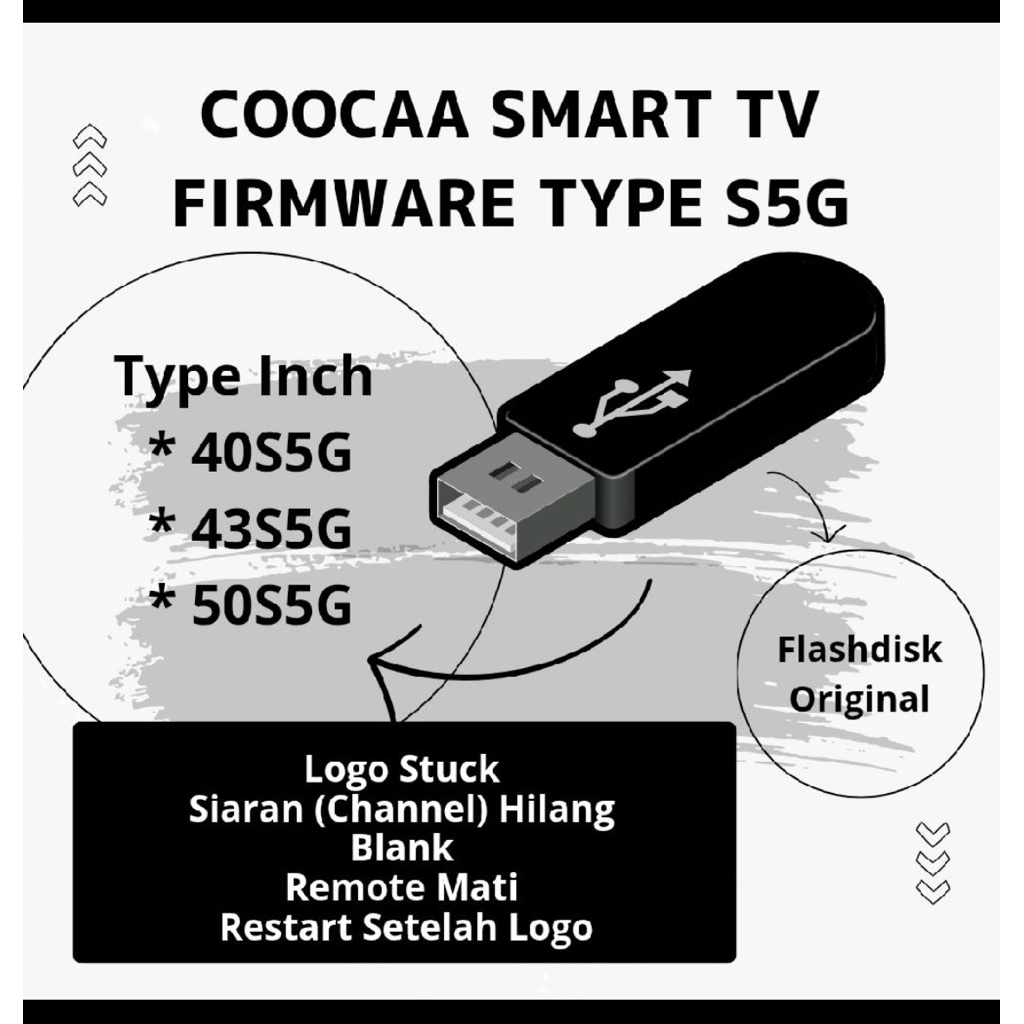 FIRMWARE COOCAA S5G SMART TV COOCAA 40S5G 43S5G 50S5G