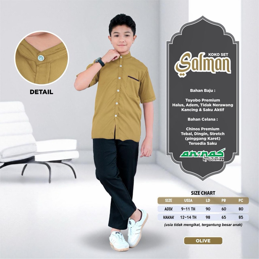 Salman  // ORI REAL PICT SET KOKO ANAK