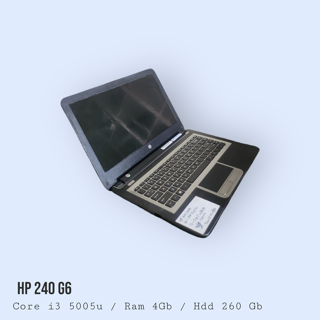 HP 240 G6 Core i3 5005U Tanpa Ram/HDD