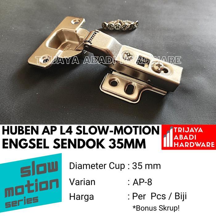 HUBEN sepasang Engsel Sendok Slow Motion/ Engsel Sendok Slow Motion AP