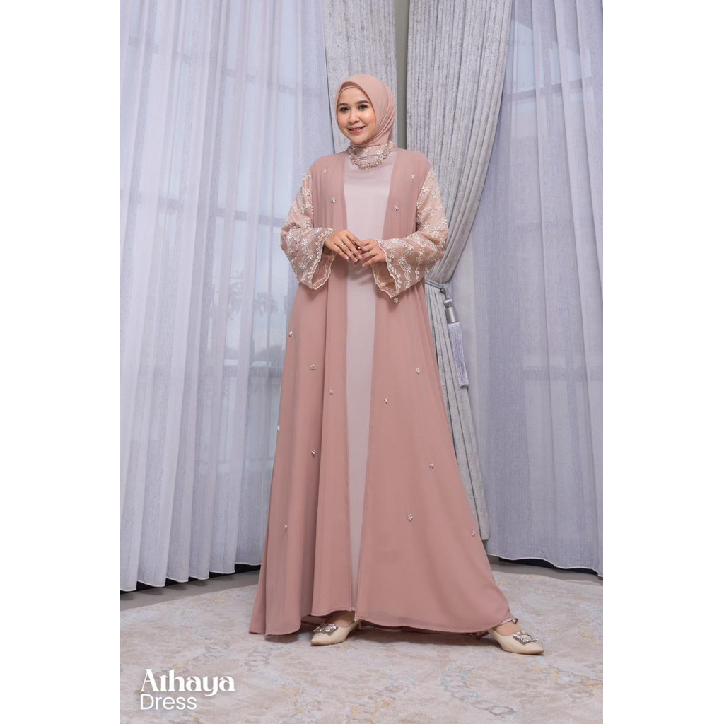 Athaya dress gamis premium Marevi