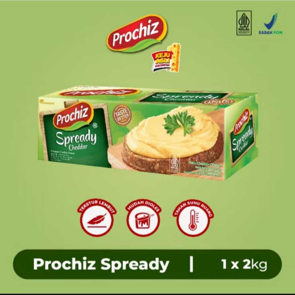 Keju Prochiz Spready 2kg - Keju Oles Spready