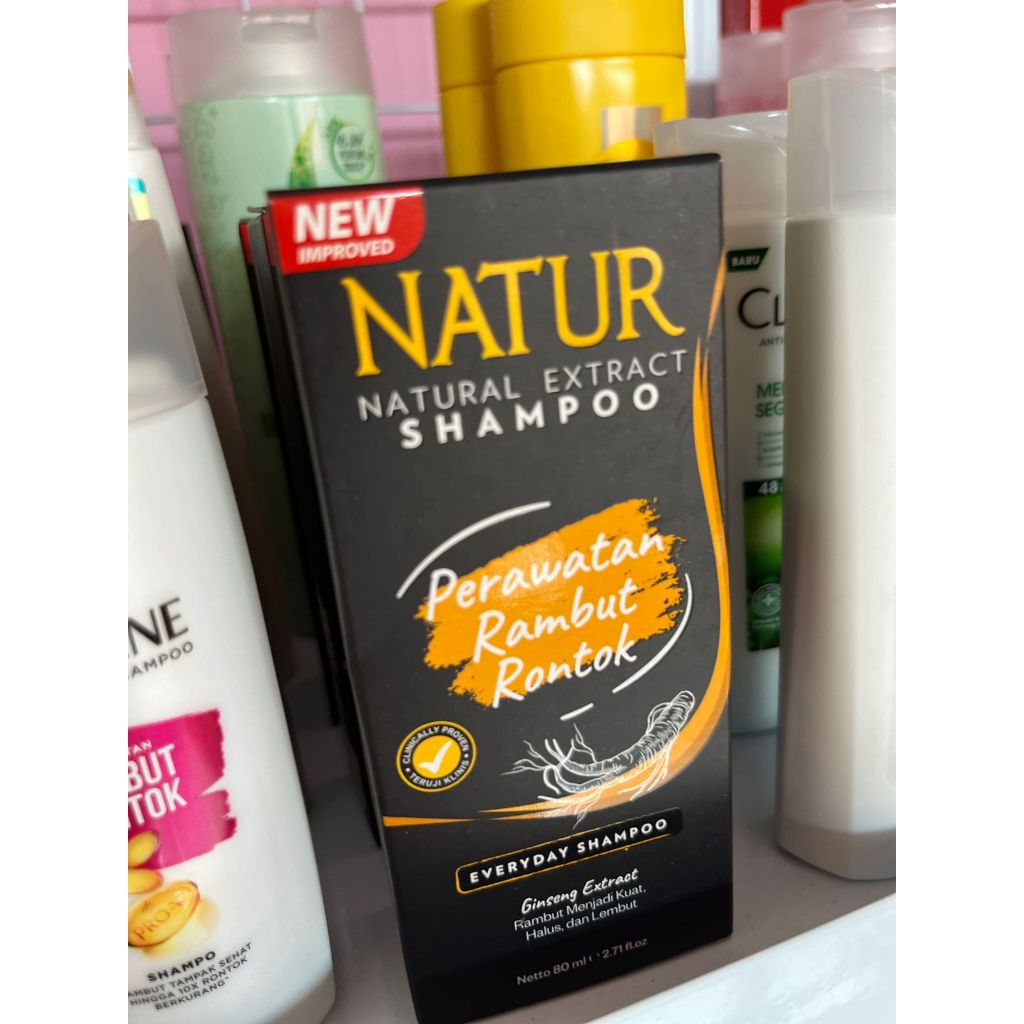 NATUR SAMPO PERAWATAN RAMBUT RONTOK 80 ML
