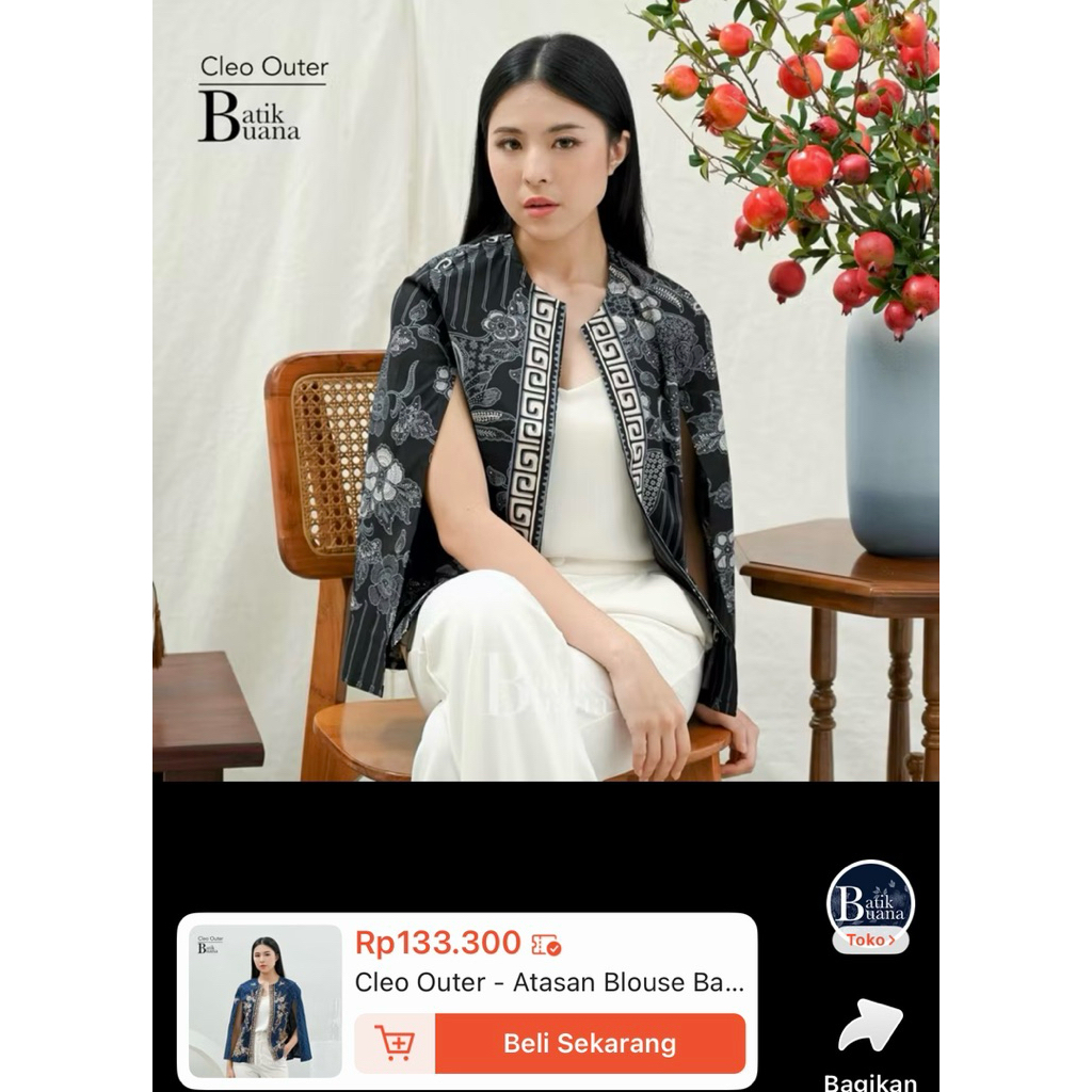 Preloved Outer Batik