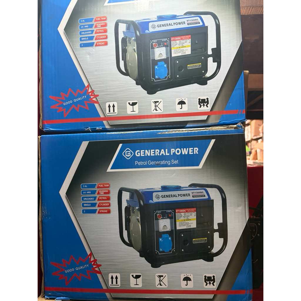 GENSET MINYAK CAMPUR GENERAL ET1300DC FULL TEMBAGA