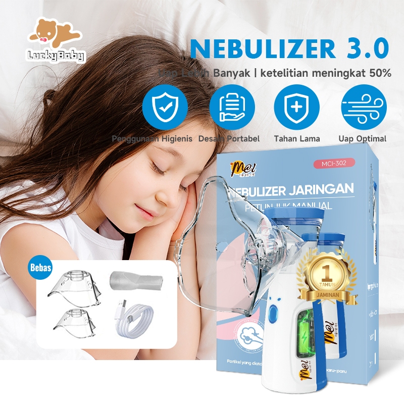 MCI Terapi Pernafasan Nebulizer Asma Alat Terapi Pernapasan Handheld Inhaler Nebulizer Machine Alat 