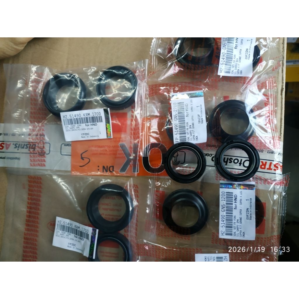 SEAL SHOCK SOK ASPIRA FEDERAL KYB ORIGINAL BEAT VARIO SCOOPY CB150 CBR 150 PCX ADV 110 125 150 160 L