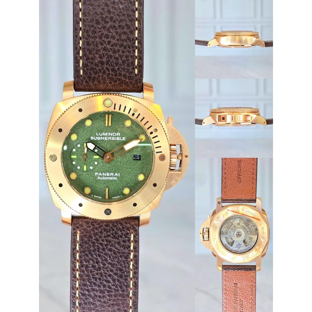 JAM TANGAN PRIA PANERAI SUBMARSIBLE BRONZO PREMIUM