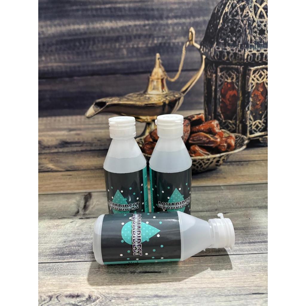 Aquades Aquabides / AQUABIDEST  Air Steril 100 ml /water inj 25 ml