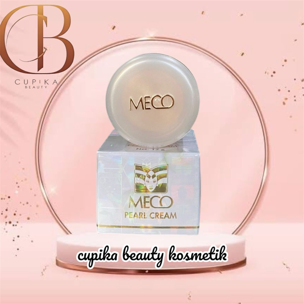 un.ax] MECO pearl cream day night cream cerah dan memutihkan wajah texture padat foundation